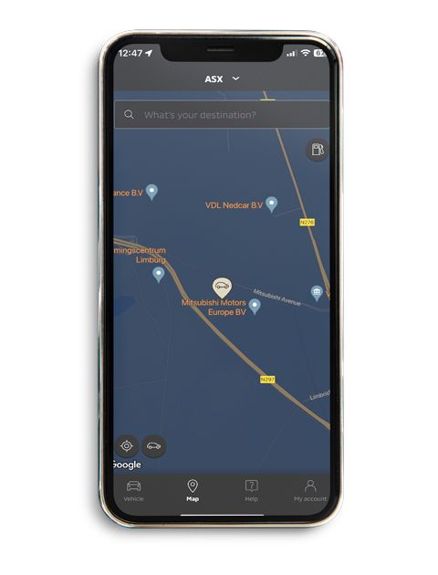 Nové Mitsubishi ASX - My Mitsubishi App najdi moje vozidlo