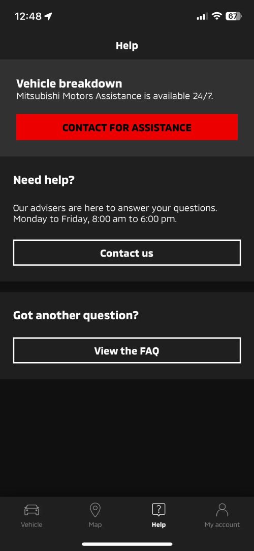 Nové Mitsubishi ASX - My Mitsubishi App pomoc v nouzi